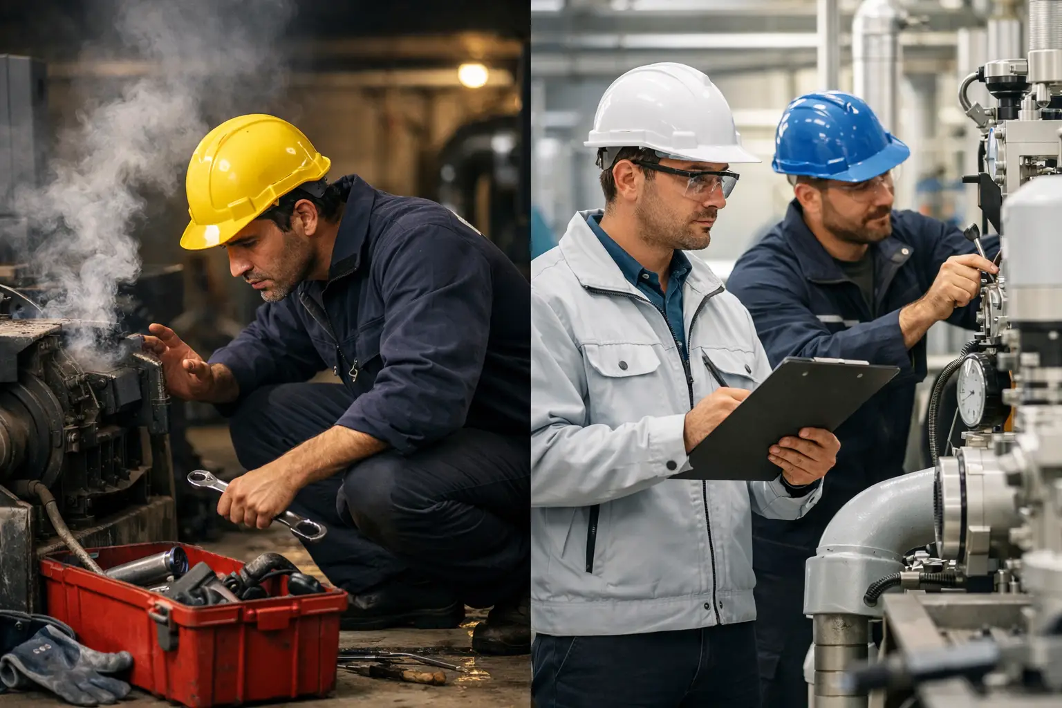 Reactive Maintenance vs Planned Maintenance