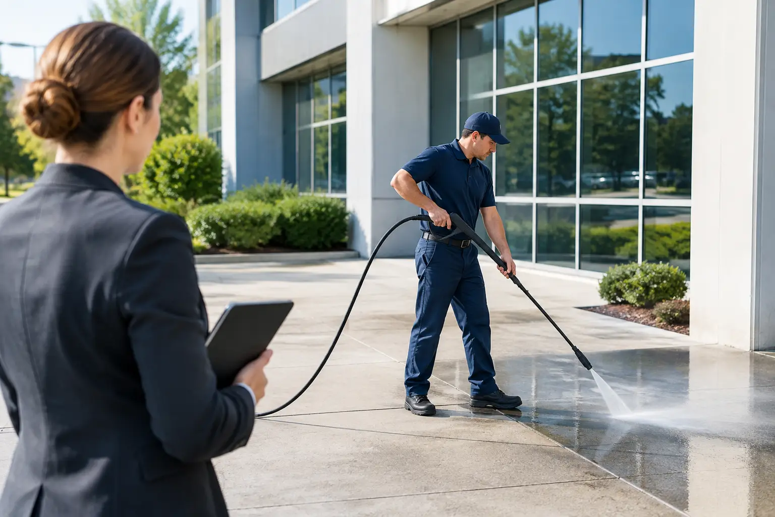 Commercial Pressure Washing Guide for Managers